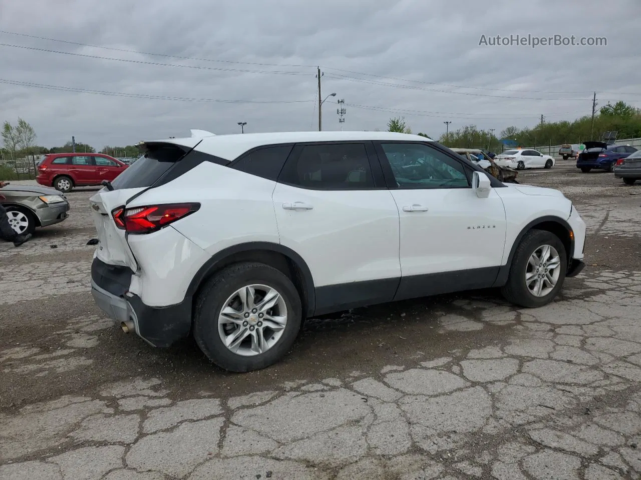 2020 Chevrolet Blazer 2lt White vin: 3GNKBCRS6LS670391