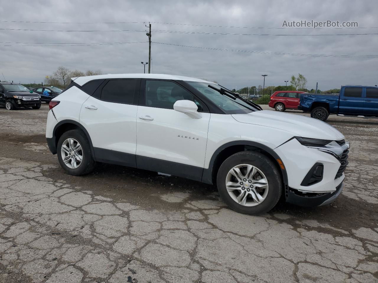 2020 Chevrolet Blazer 2lt White vin: 3GNKBCRS6LS670391