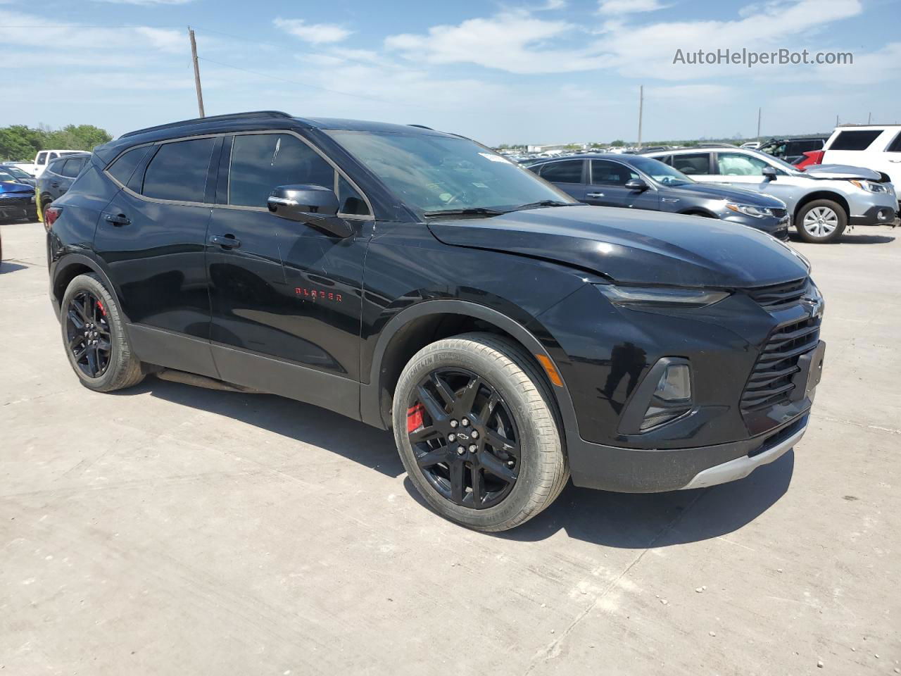 2020 Chevrolet Blazer 2lt Black vin: 3GNKBCRS6LS670844