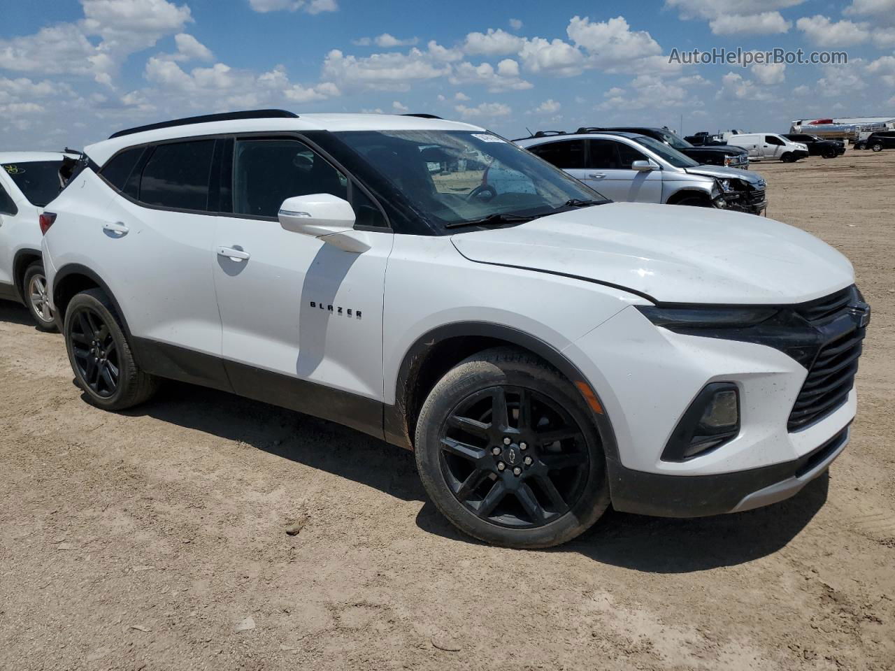 2020 Chevrolet Blazer 2lt White vin: 3GNKBCRS7LS558389