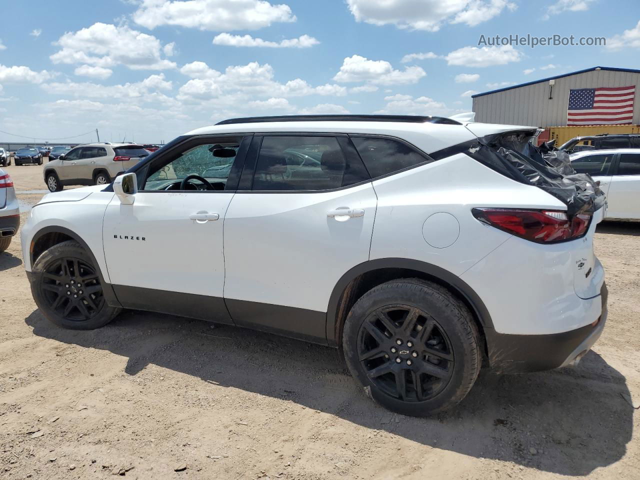 2020 Chevrolet Blazer 2lt White vin: 3GNKBCRS7LS558389