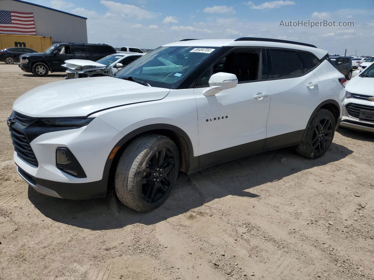 2020 Chevrolet Blazer 2lt Белый vin: 3GNKBCRS7LS558389