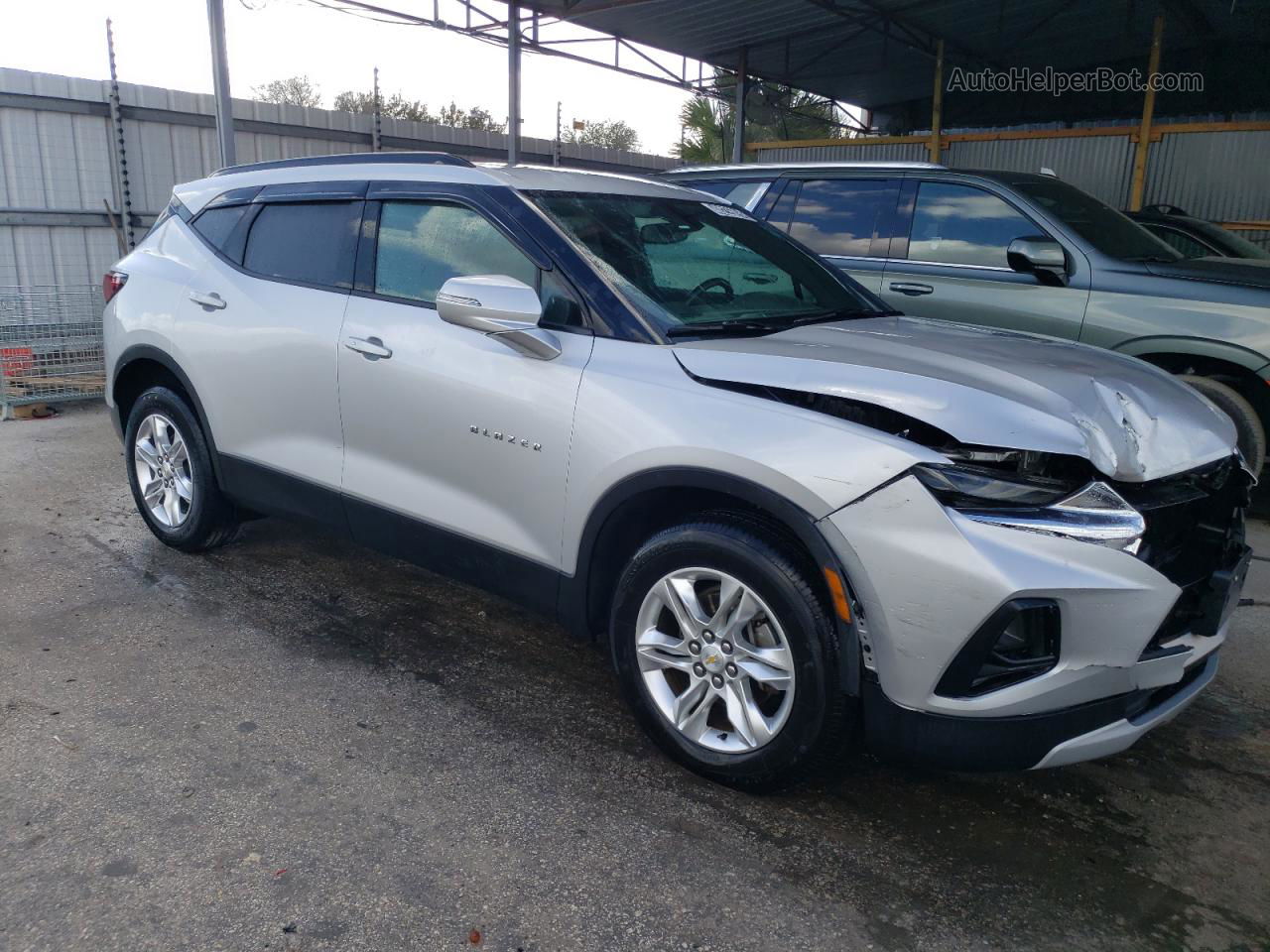 2020 Chevrolet Blazer 2lt Silver vin: 3GNKBCRS7LS661005