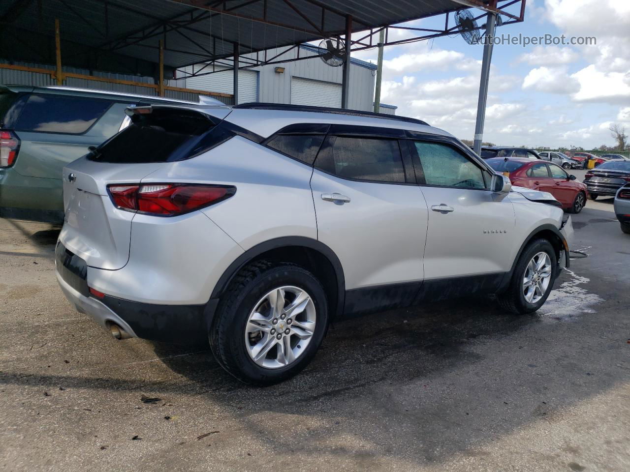 2020 Chevrolet Blazer 2lt Silver vin: 3GNKBCRS7LS661005