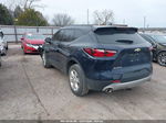 2020 Chevrolet Blazer Fwd 2lt Dark Blue vin: 3GNKBCRS8LS627560