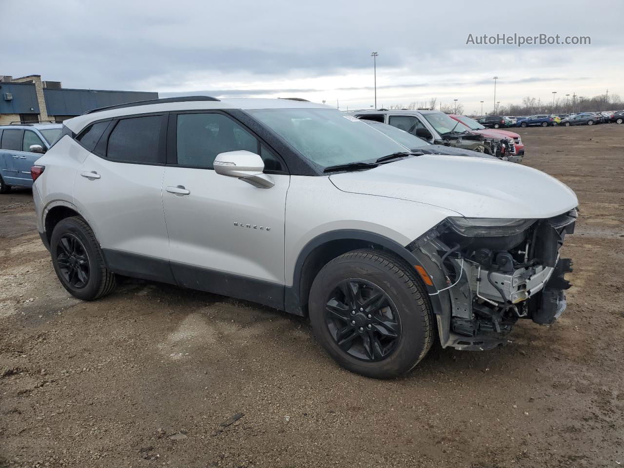 2020 Chevrolet Blazer 2lt Серебряный vin: 3GNKBCRS8LS709594