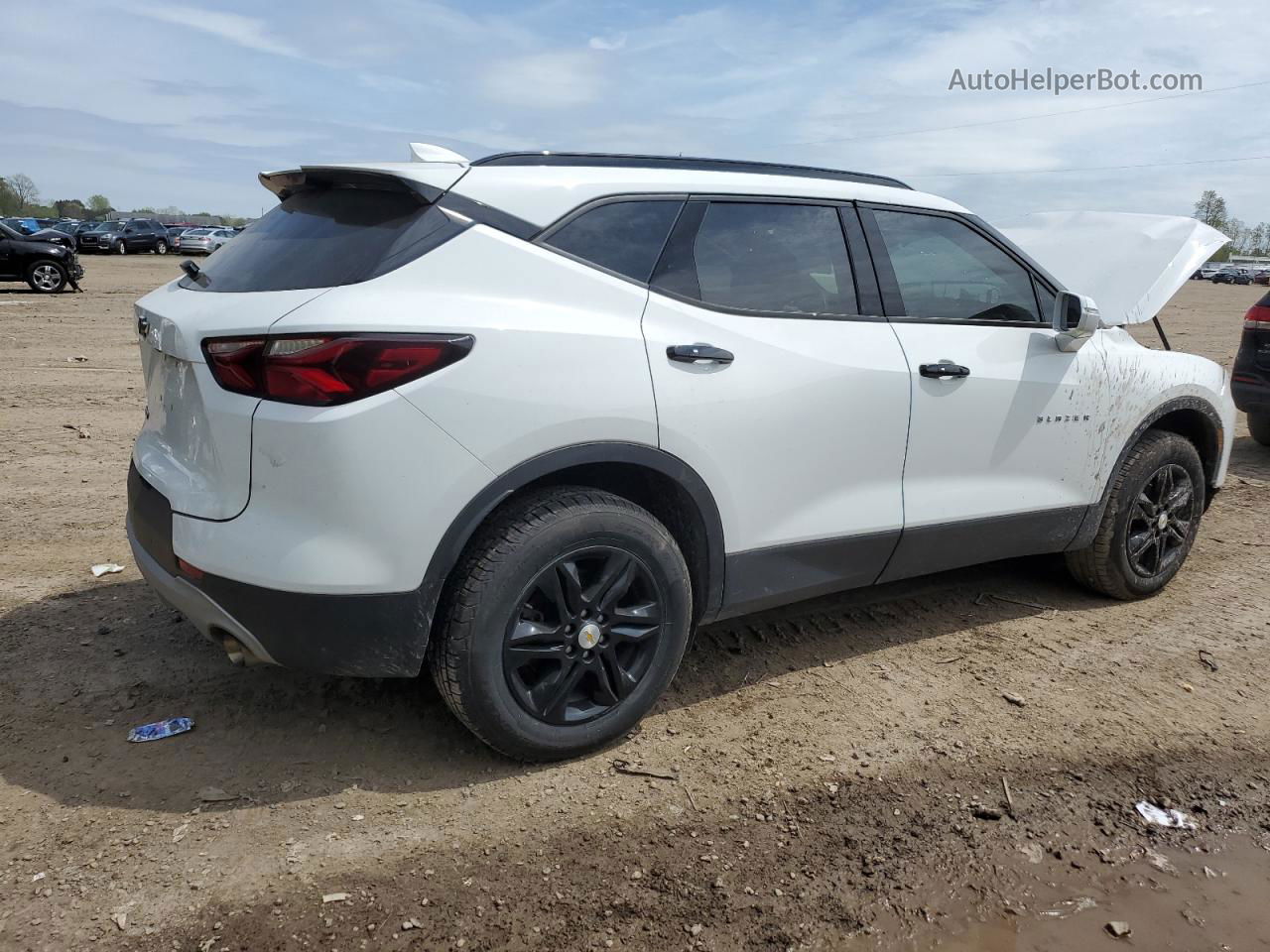 2020 Chevrolet Blazer 2lt White vin: 3GNKBCRS8LS716142