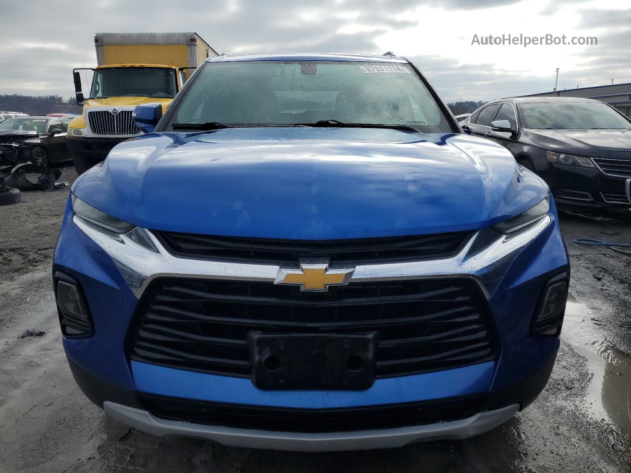 2019 Chevrolet Blazer 2lt Blue vin: 3GNKBCRSXKS620835