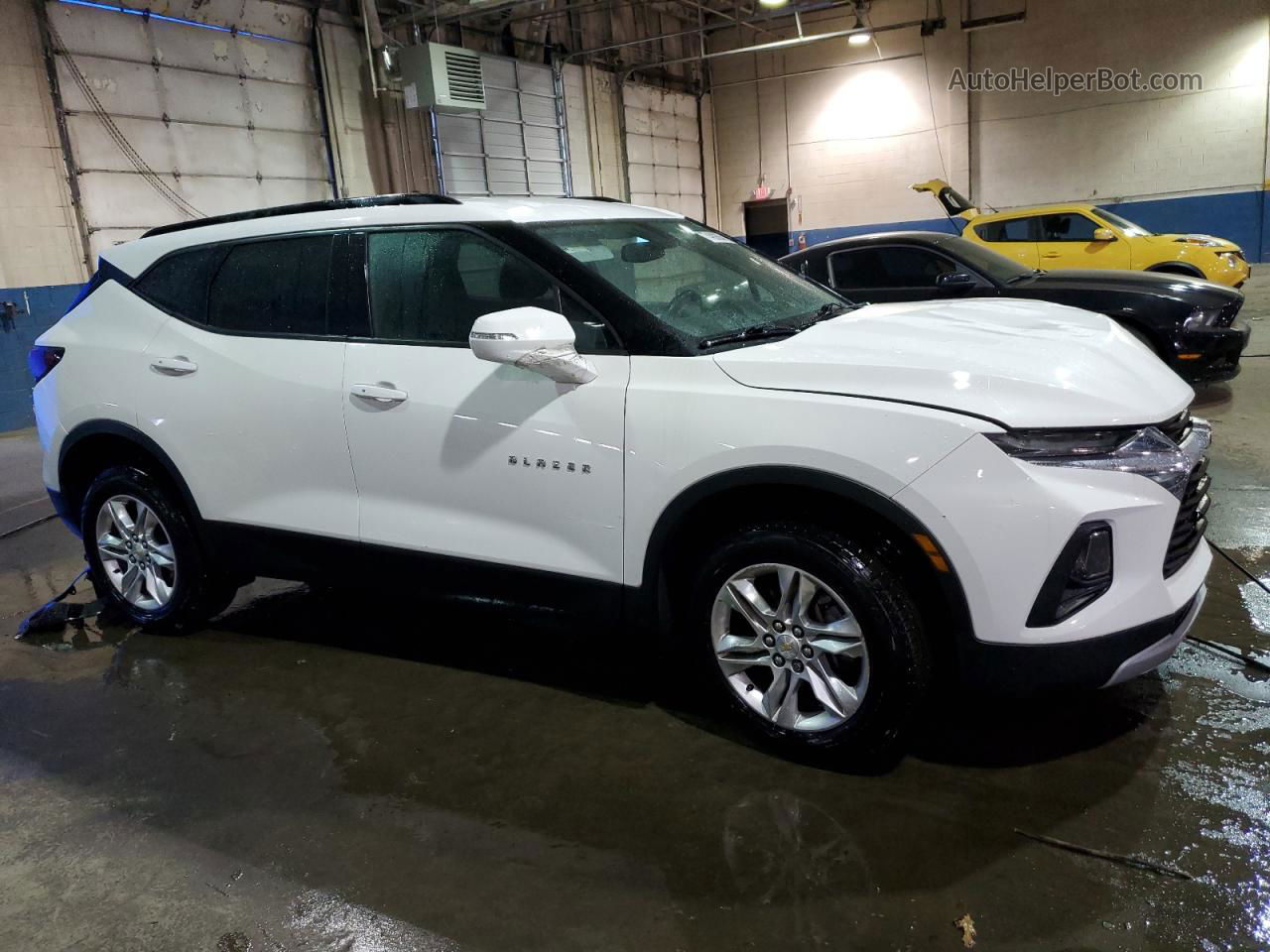 2020 Chevrolet Blazer 2lt White vin: 3GNKBCRSXLS621341