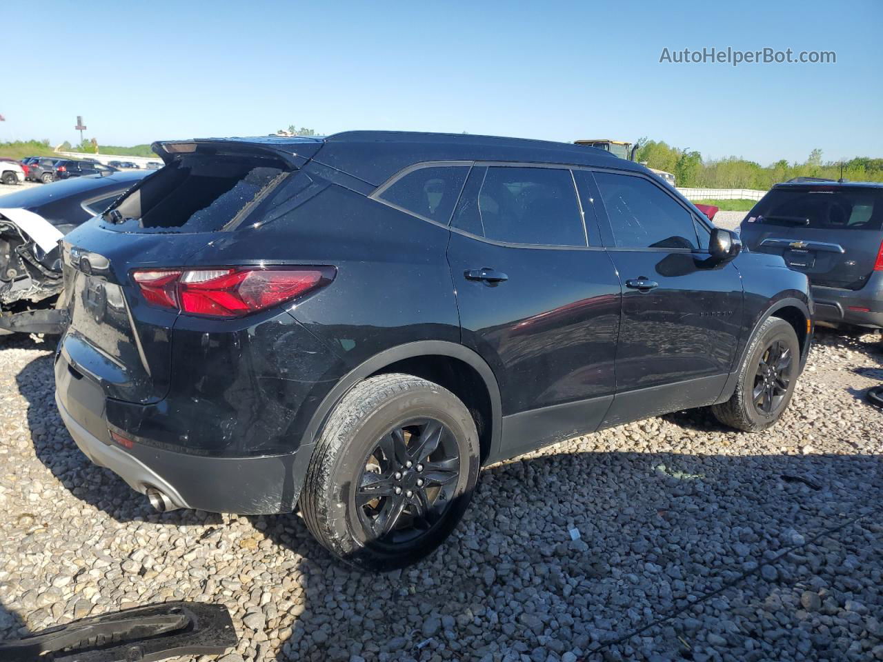 2020 Chevrolet Blazer 2lt Black vin: 3GNKBCRSXLS701559