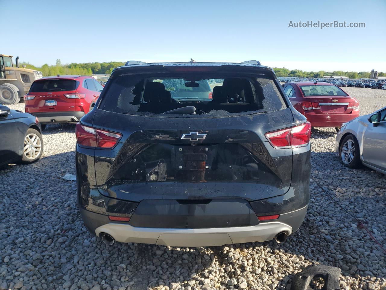 2020 Chevrolet Blazer 2lt Black vin: 3GNKBCRSXLS701559