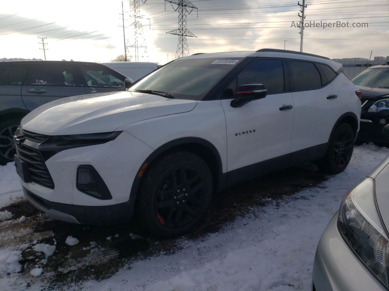 2020 Chevrolet Blazer 3lt Белый vin: 3GNKBDR44LS621729