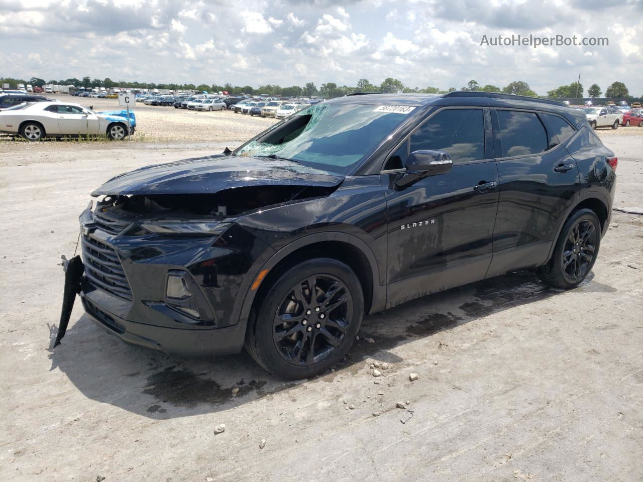 2019 Chevrolet Blazer 3lt Black vin: 3GNKBDRS1KS675213