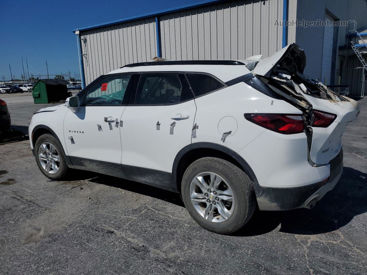 2019 Chevrolet Blazer 3lt White vin: 3GNKBDRS2KS693266