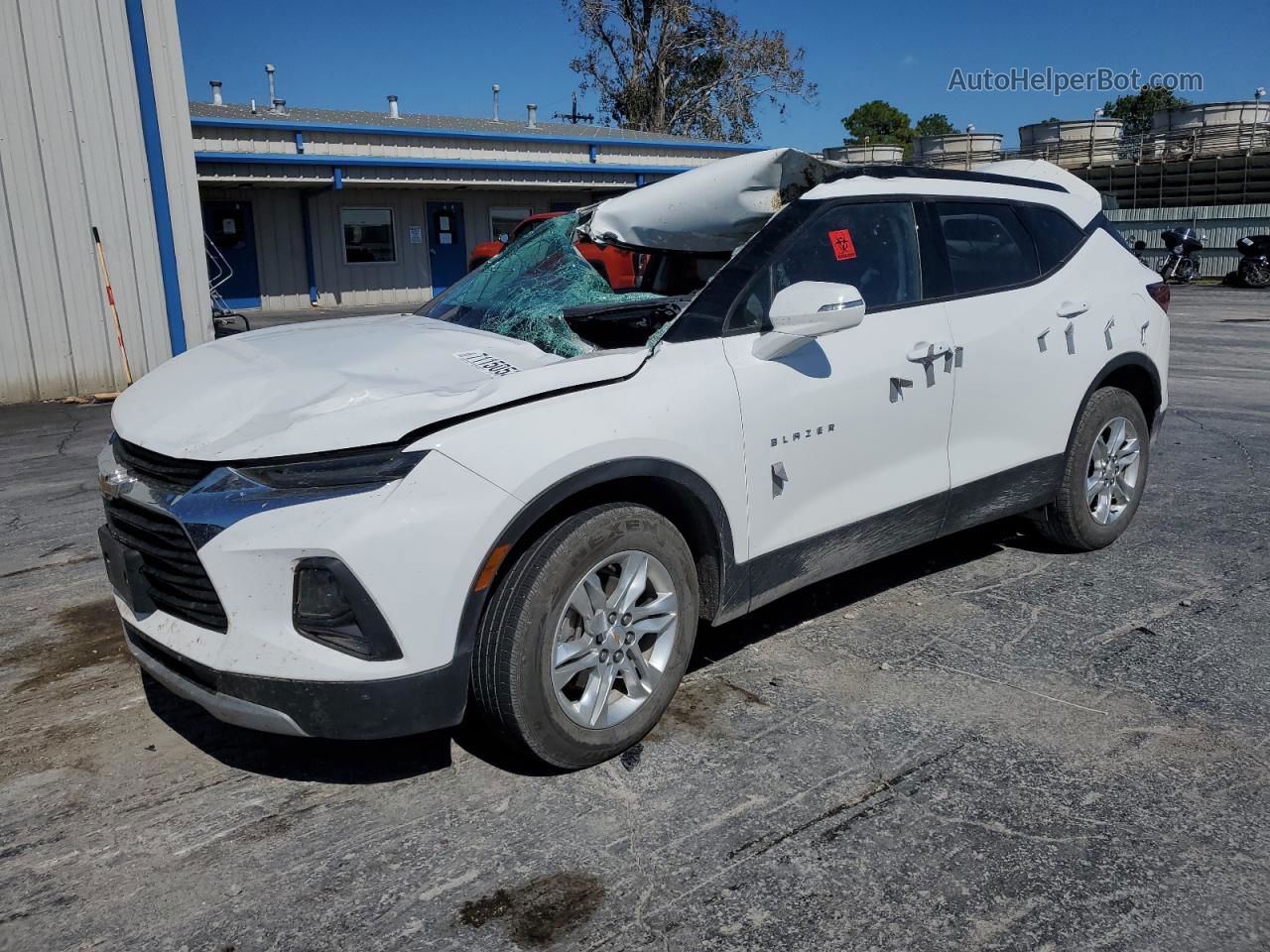 2019 Chevrolet Blazer 3lt White vin: 3GNKBDRS2KS693266