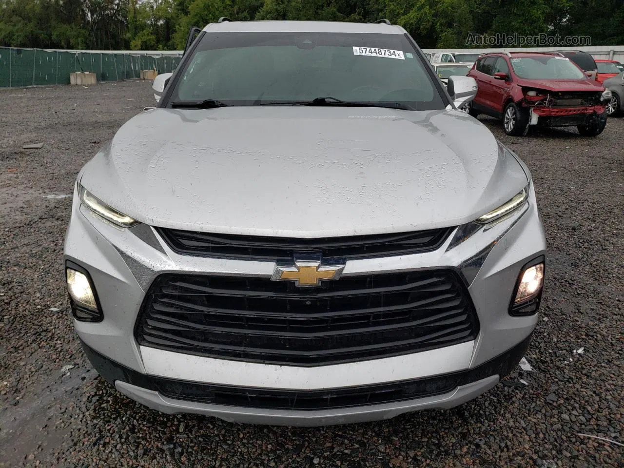 2020 Chevrolet Blazer 3lt Silver vin: 3GNKBDRS2LS574649