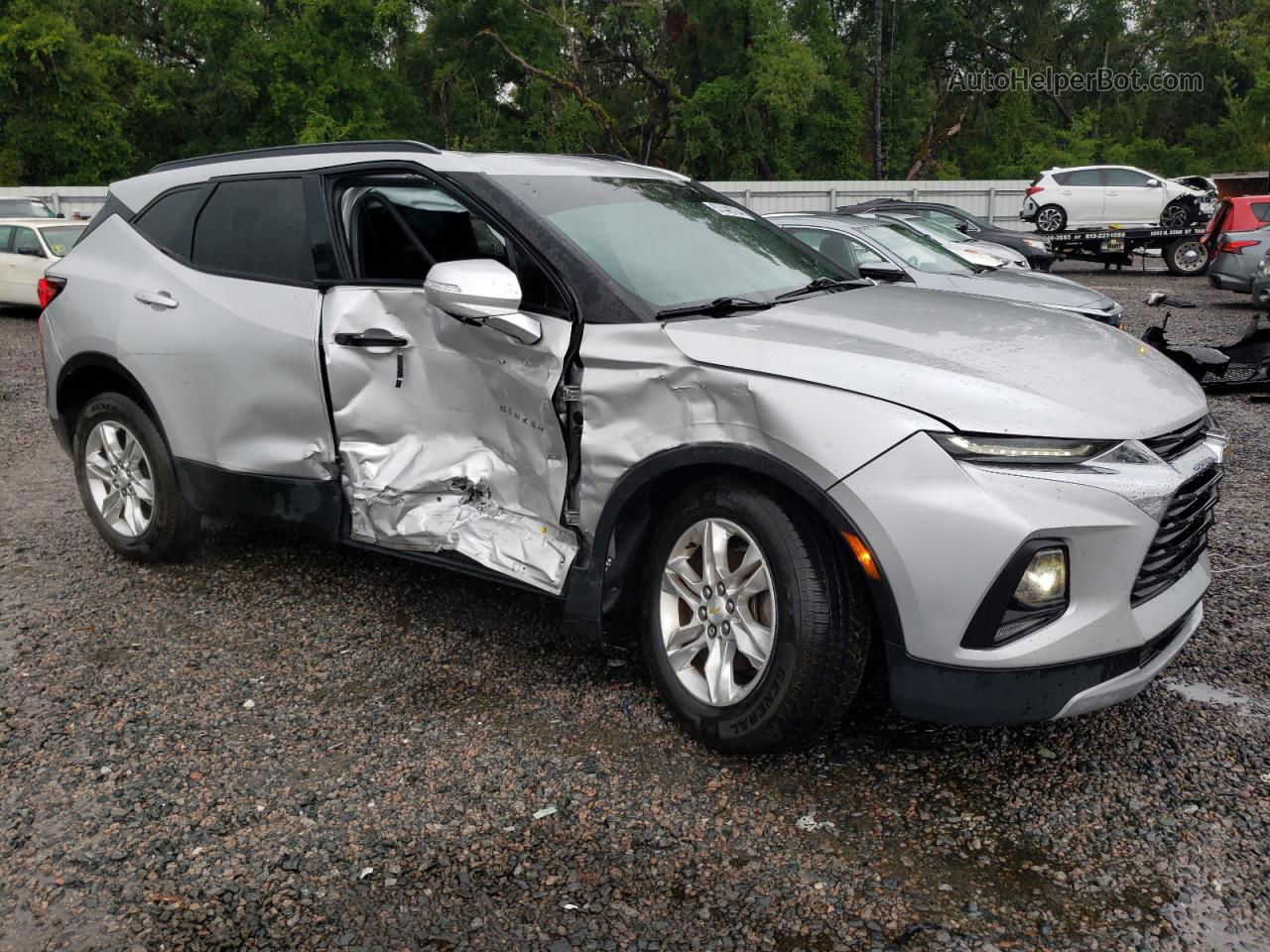 2020 Chevrolet Blazer 3lt Silver vin: 3GNKBDRS2LS574649