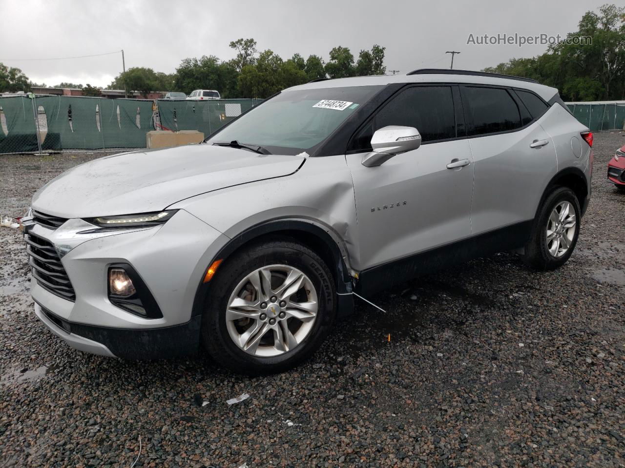 2020 Chevrolet Blazer 3lt Silver vin: 3GNKBDRS2LS574649