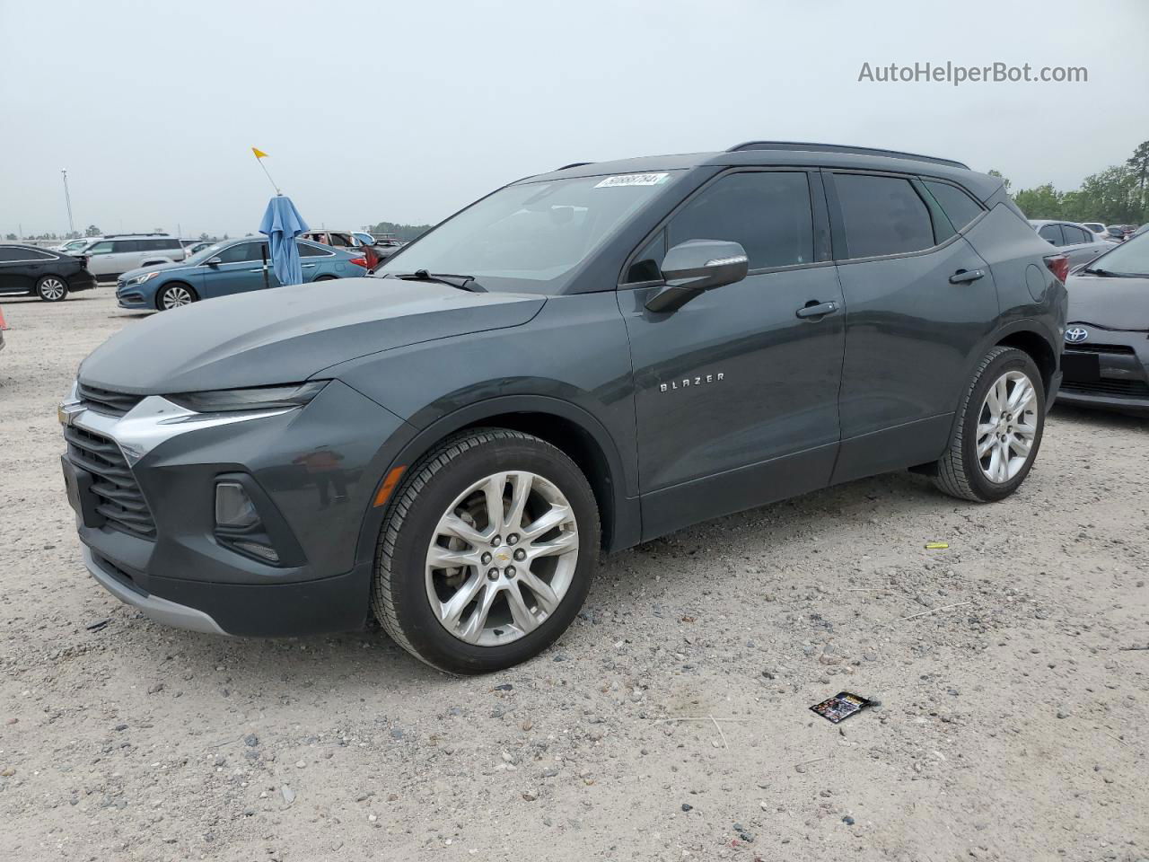 2019 Chevrolet Blazer 3lt Gray vin: 3GNKBDRS3KS643105