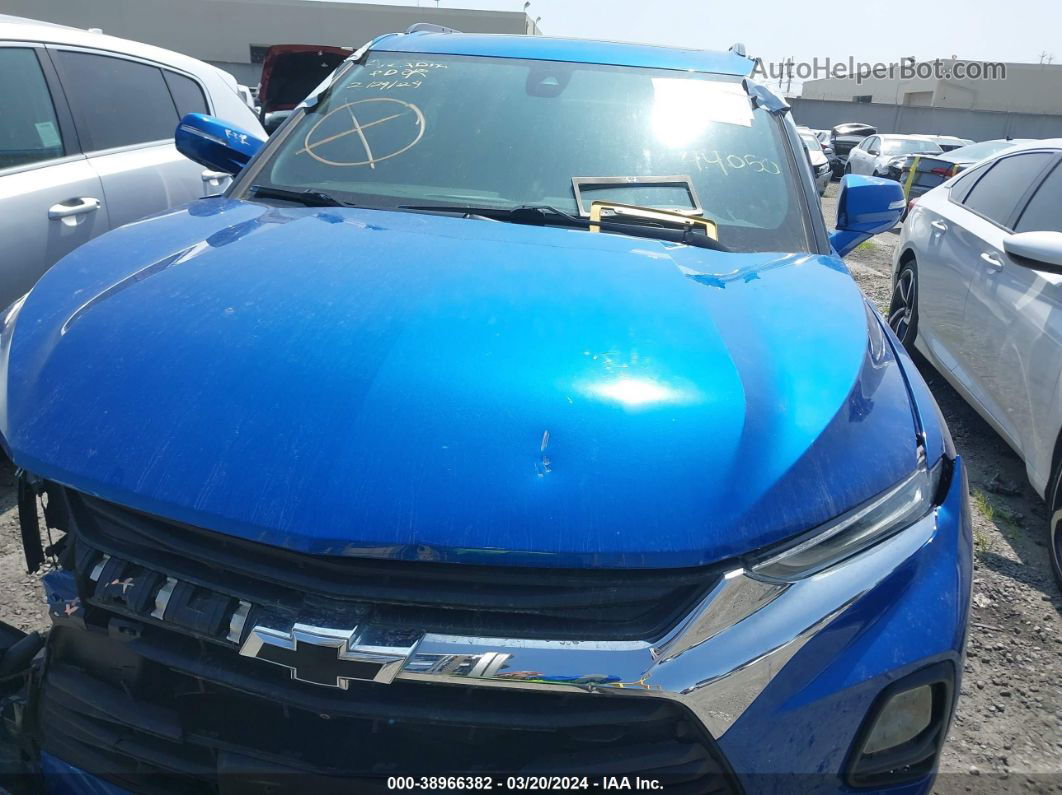 2019 Chevrolet Blazer   Blue vin: 3GNKBDRS3KS643850