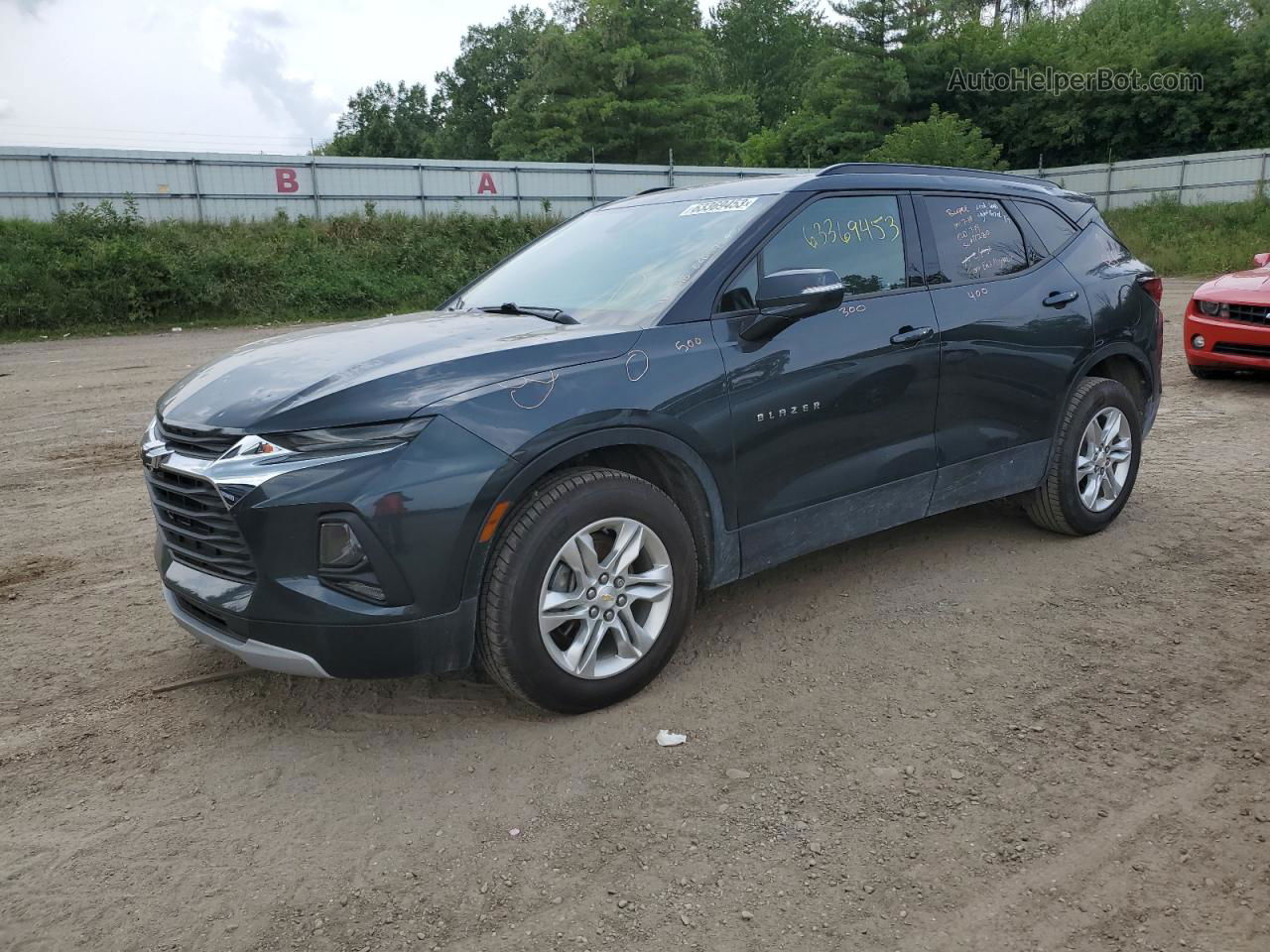 2019 Chevrolet Blazer 3lt Зеленый vin: 3GNKBDRS3KS655237