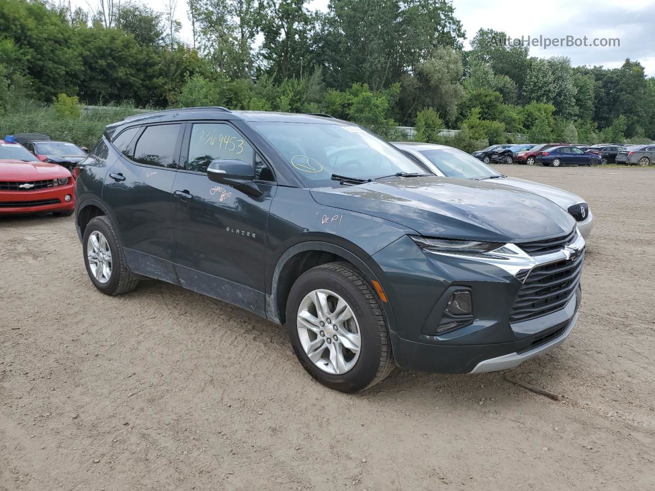 2019 Chevrolet Blazer 3lt Green vin: 3GNKBDRS3KS655237