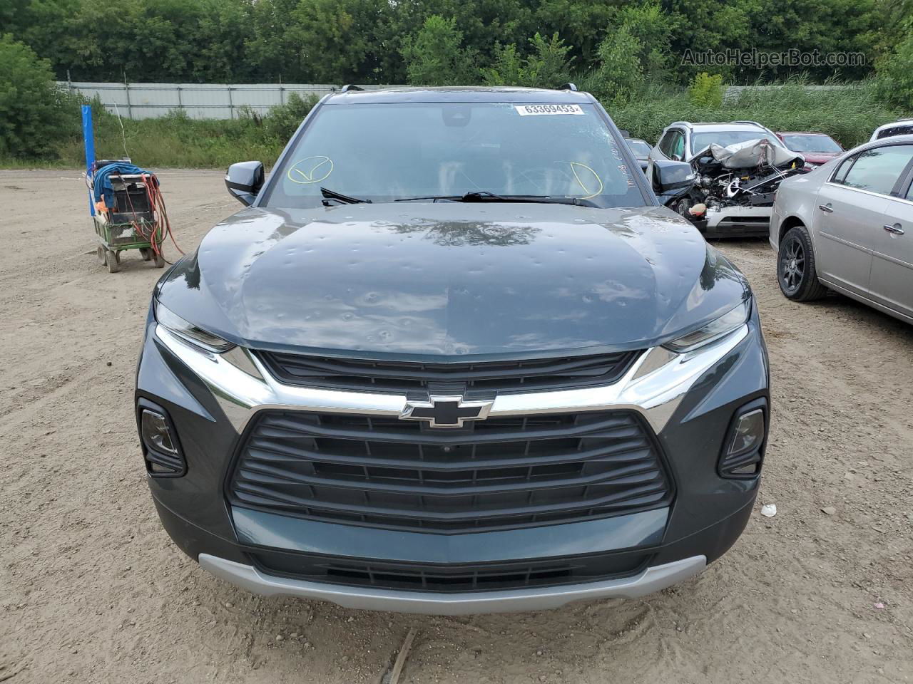 2019 Chevrolet Blazer 3lt Green vin: 3GNKBDRS3KS655237