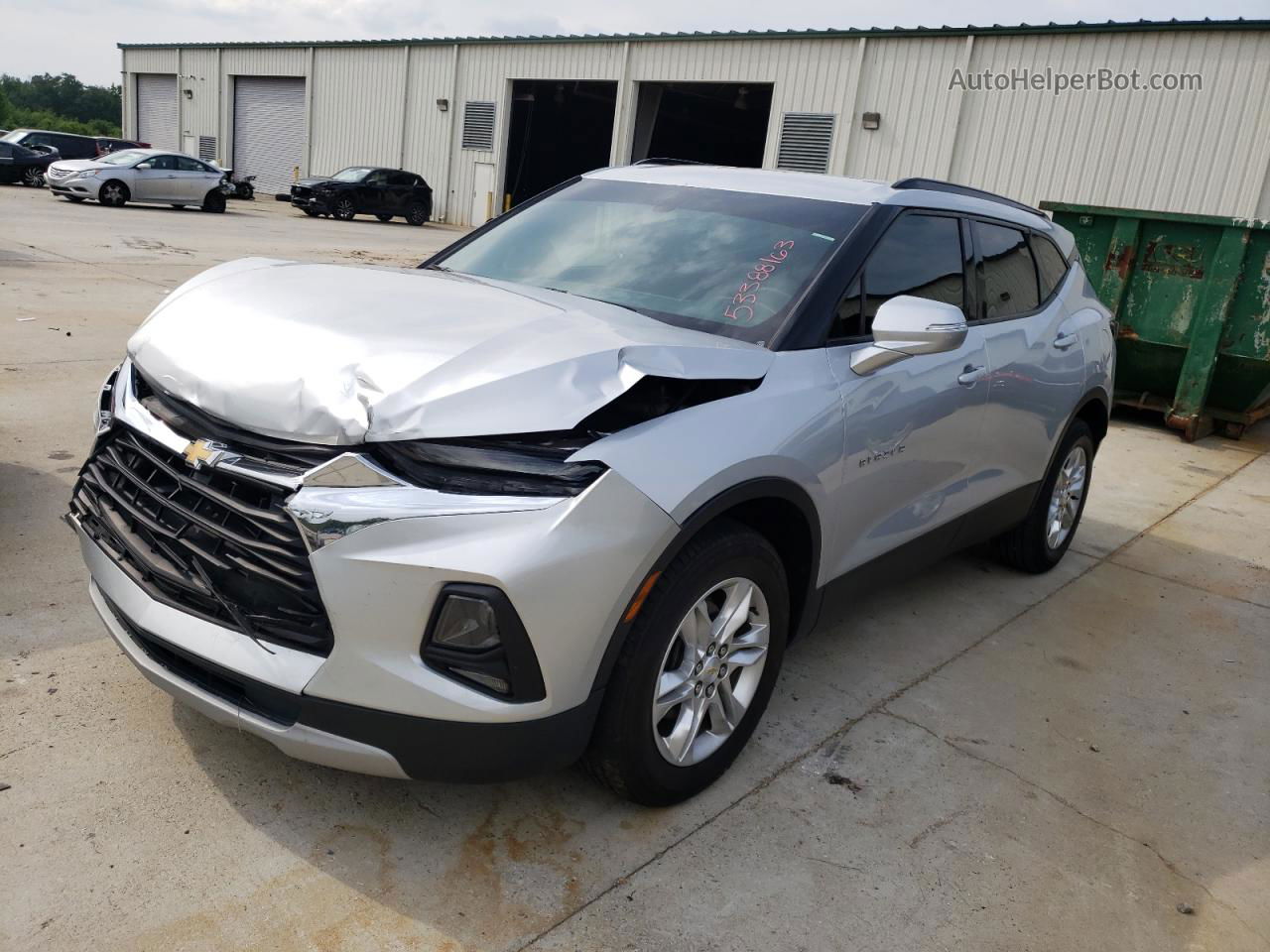 2020 Chevrolet Blazer 3lt Silver vin: 3GNKBDRS4LS552829