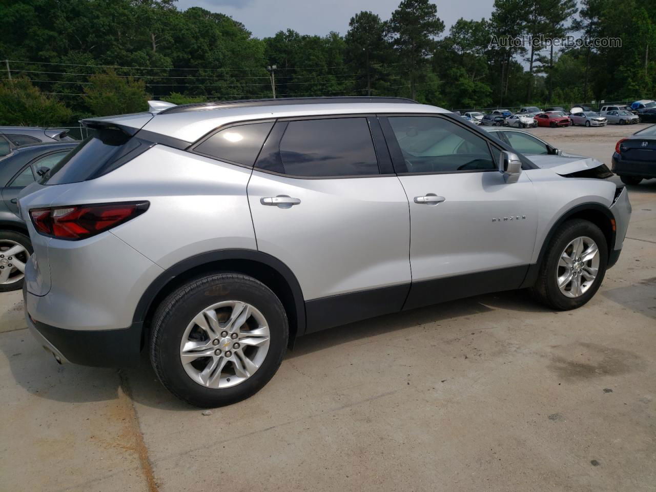 2020 Chevrolet Blazer 3lt Silver vin: 3GNKBDRS4LS552829