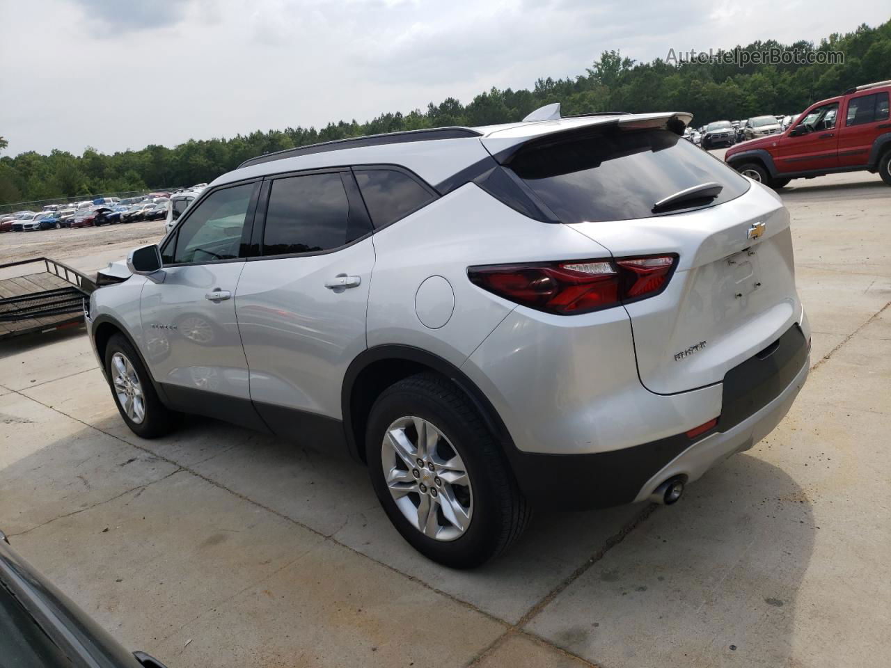 2020 Chevrolet Blazer 3lt Silver vin: 3GNKBDRS4LS552829