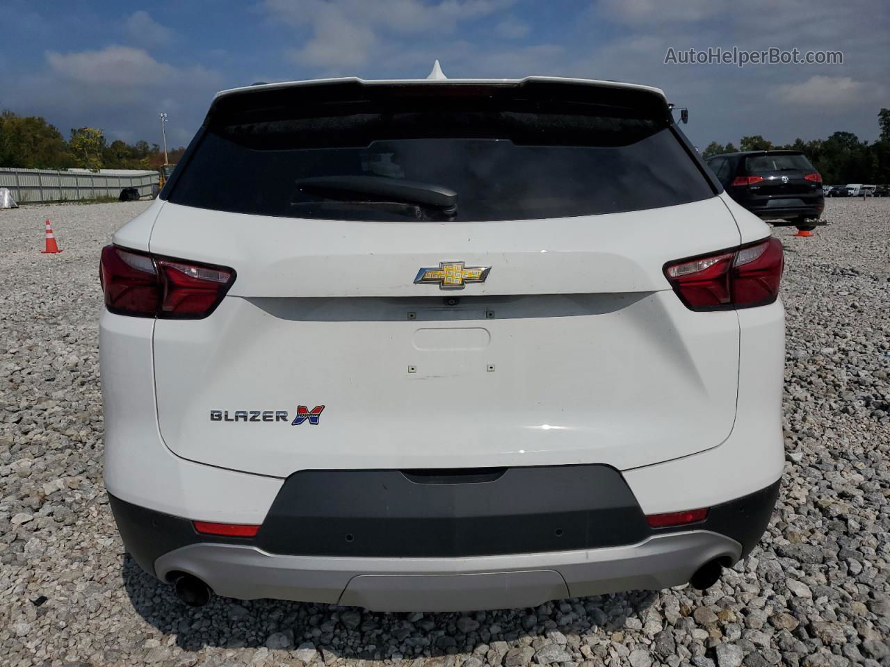 2019 Chevrolet Blazer 3lt White vin: 3GNKBDRS5KS657412