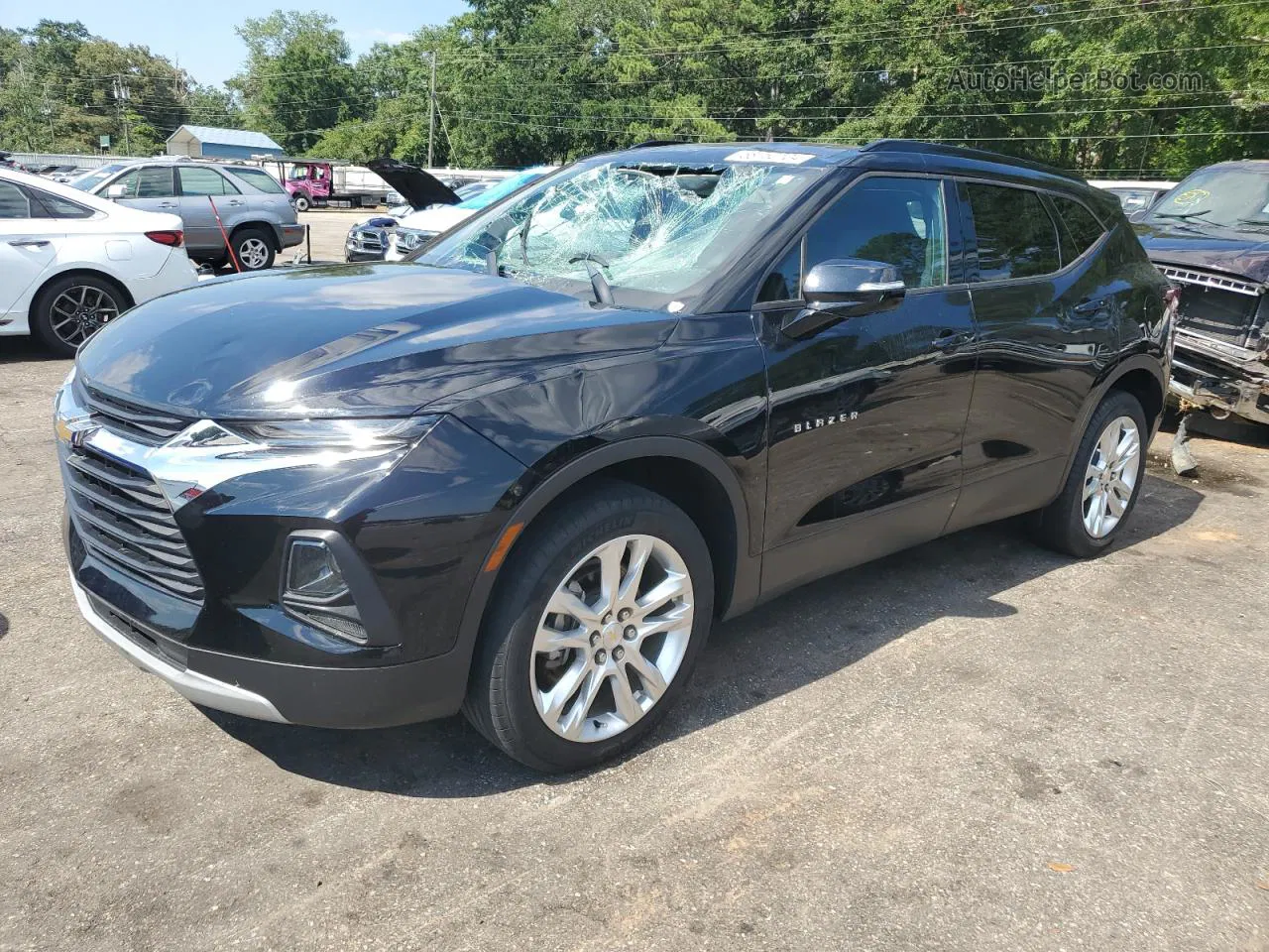 2020 Chevrolet Blazer 3lt Black vin: 3GNKBDRS5LS613119