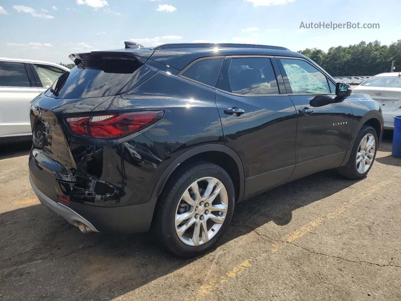 2020 Chevrolet Blazer 3lt Black vin: 3GNKBDRS5LS613119