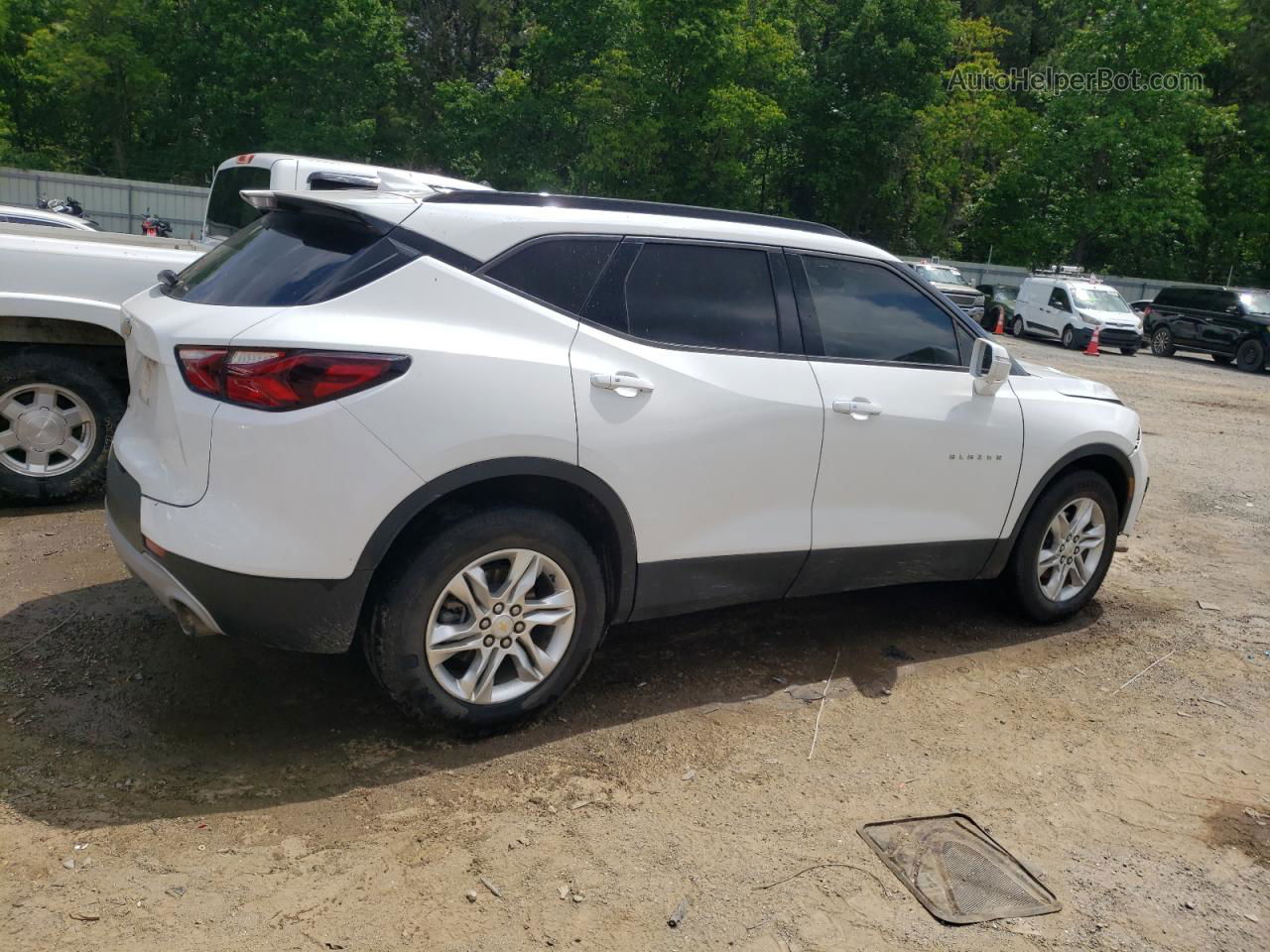 2020 Chevrolet Blazer 3lt White vin: 3GNKBDRS5LS633404