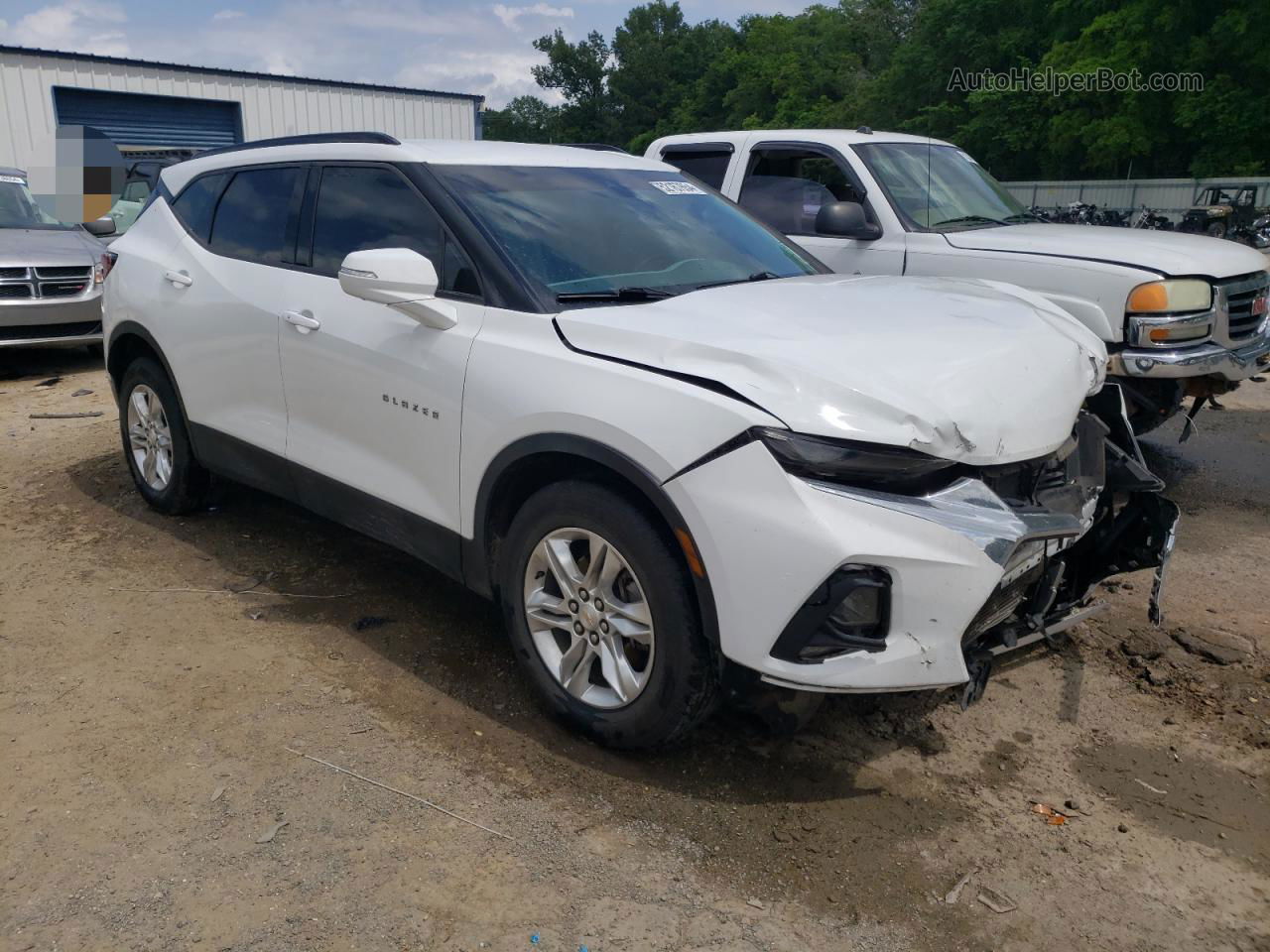 2020 Chevrolet Blazer 3lt White vin: 3GNKBDRS5LS633404