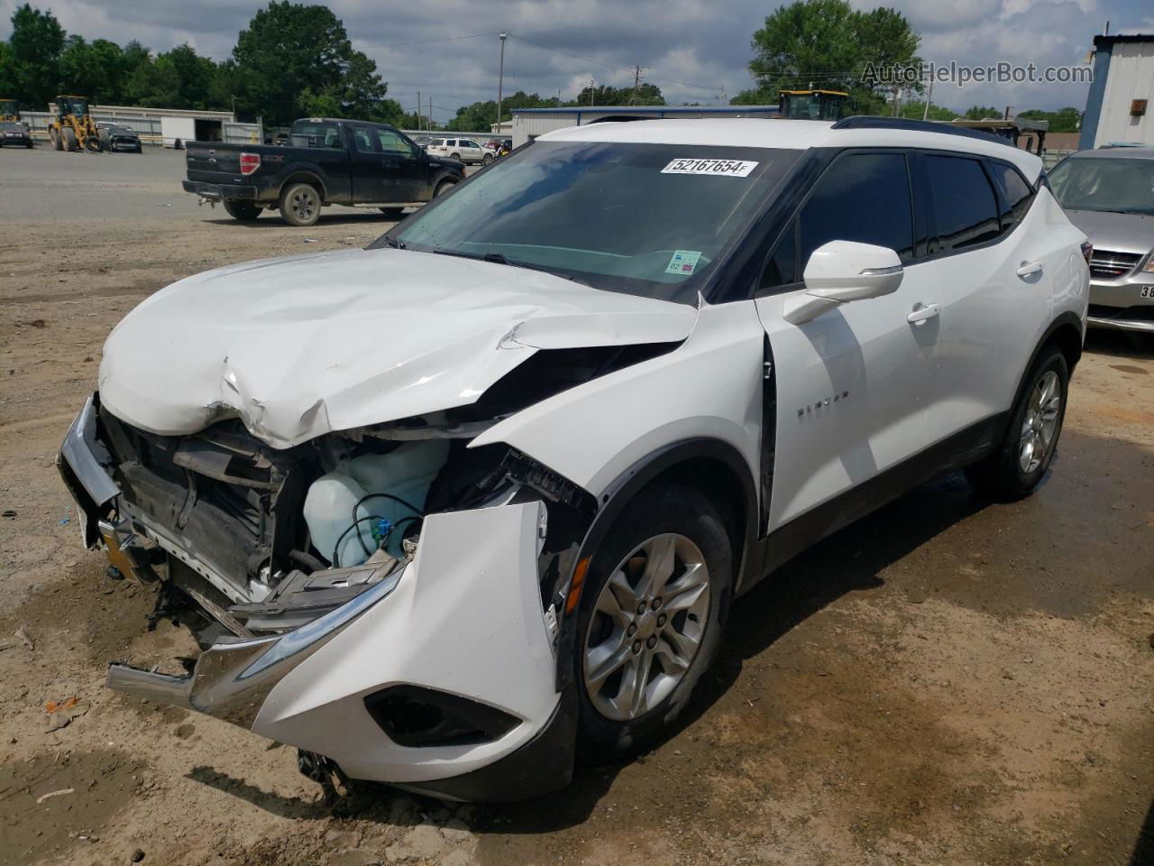 2020 Chevrolet Blazer 3lt White vin: 3GNKBDRS5LS633404