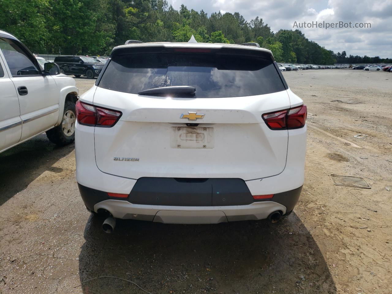 2020 Chevrolet Blazer 3lt White vin: 3GNKBDRS5LS633404