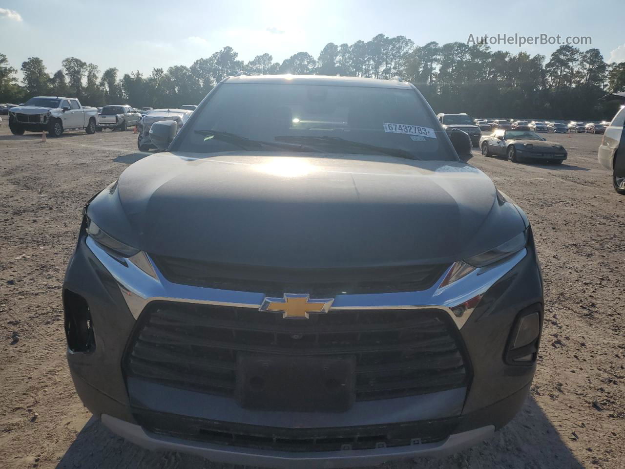 2019 Chevrolet Blazer 3lt Gray vin: 3GNKBDRS7KS590067