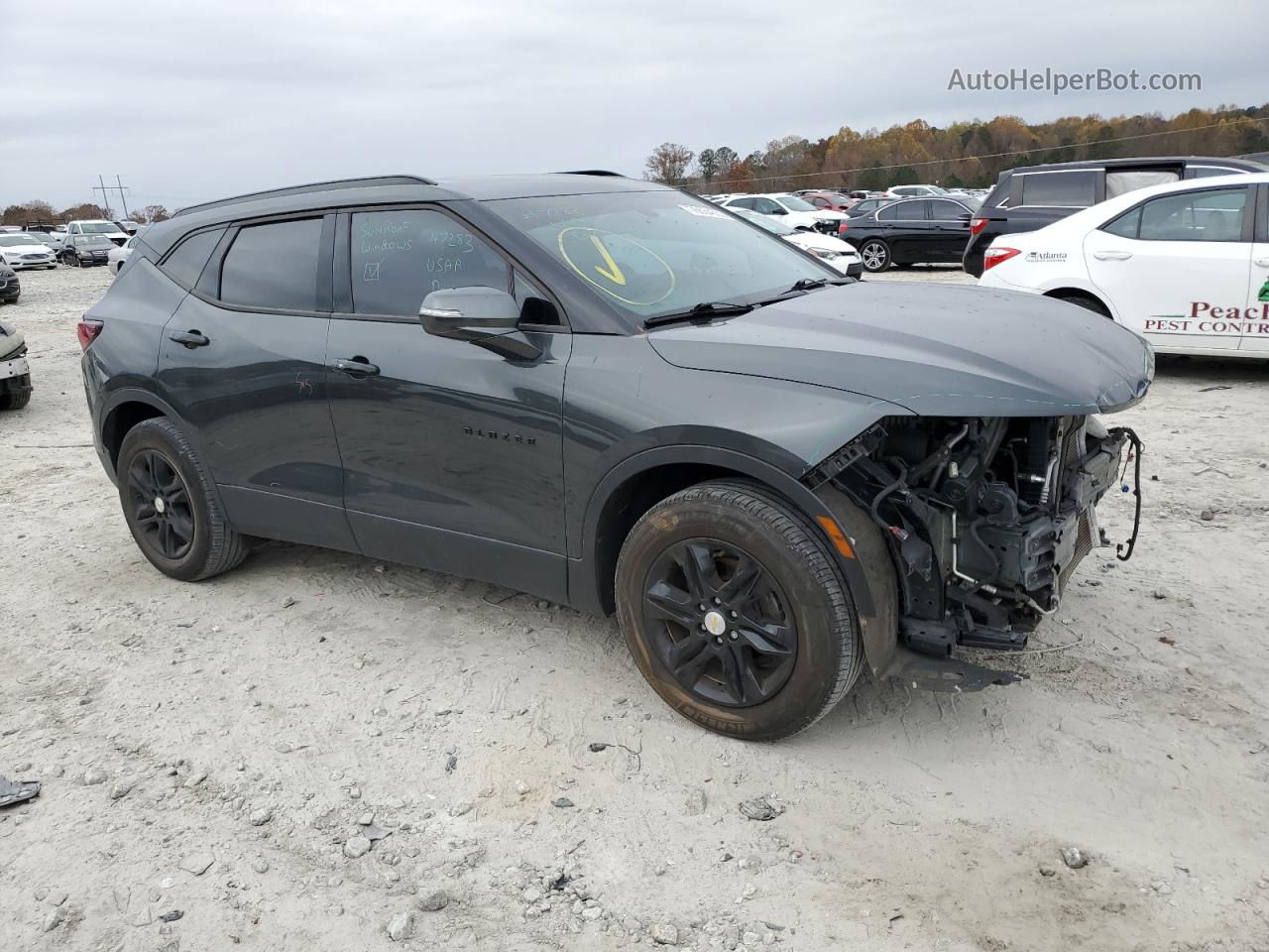 2019 Chevrolet Blazer 3lt Charcoal vin: 3GNKBDRS7KS657623