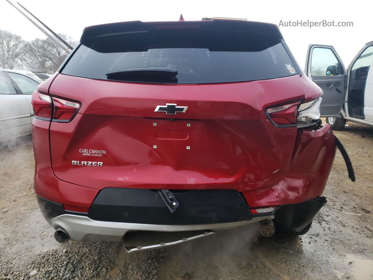 2020 Chevrolet Blazer 3lt Red vin: 3GNKBDRS7LS574498