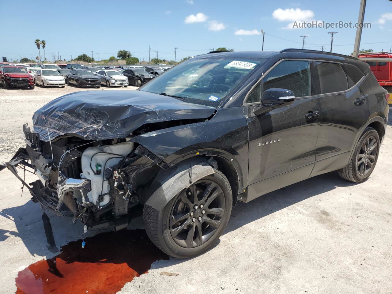 2019 Chevrolet Blazer 3lt Black vin: 3GNKBDRS8KS615350