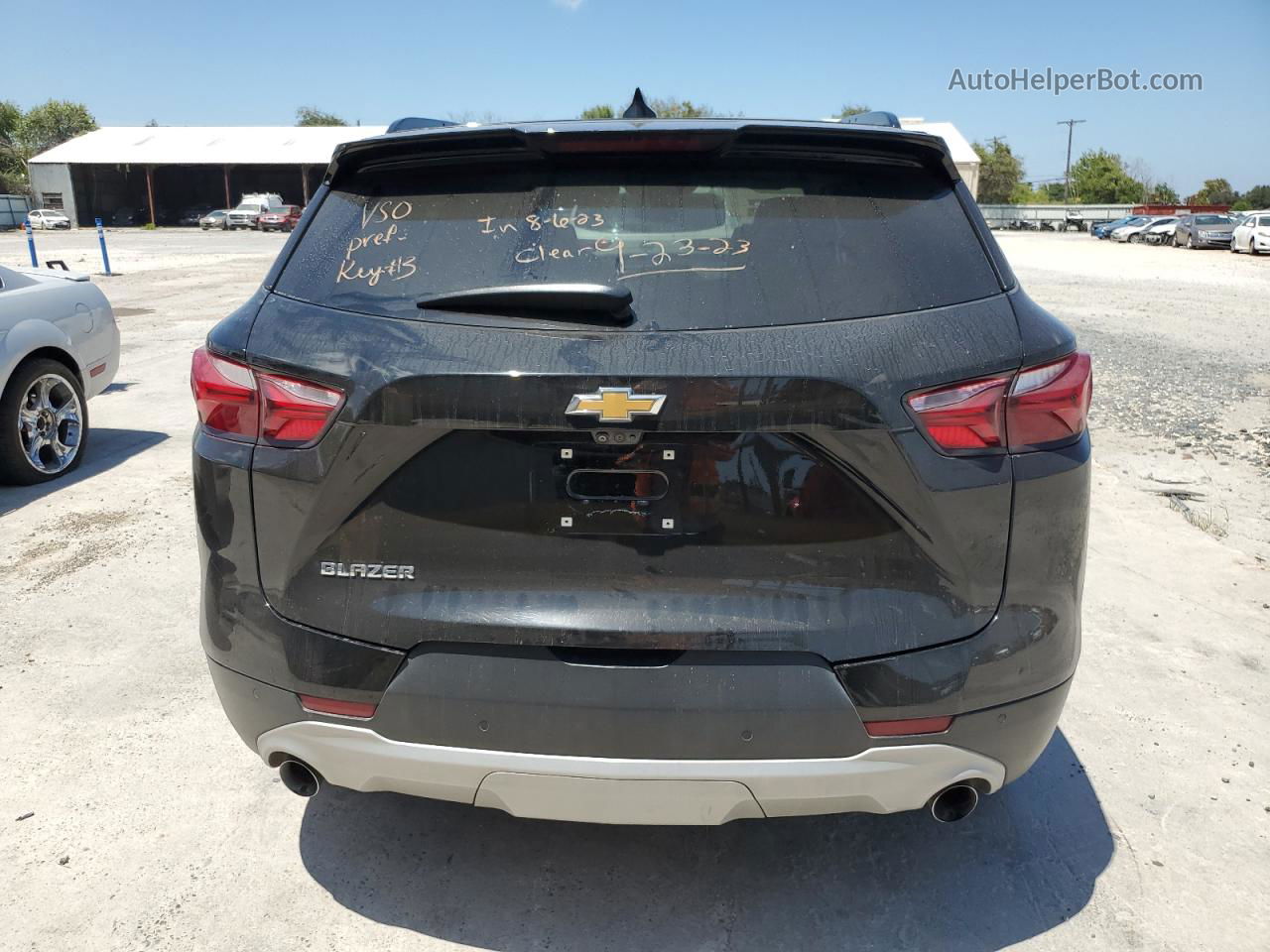 2019 Chevrolet Blazer 3lt Black vin: 3GNKBDRS8KS615350