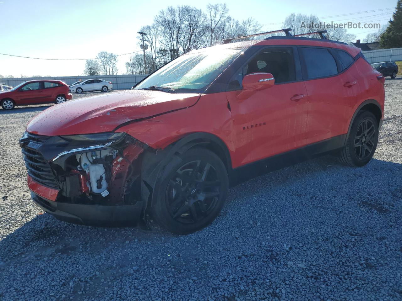 2020 Chevrolet Blazer 3lt Red vin: 3GNKBDRS9LS561249