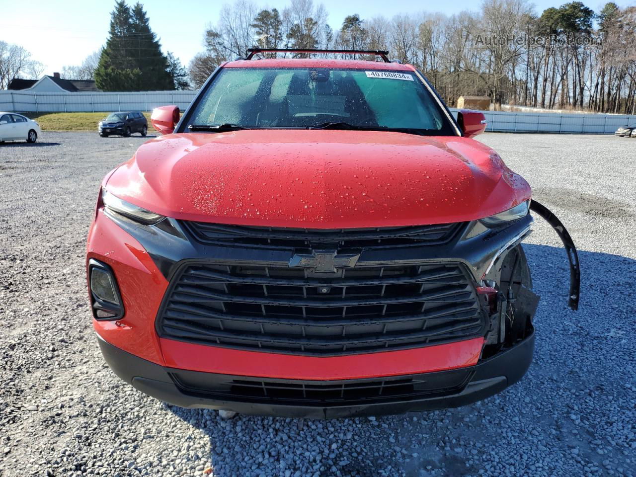 2020 Chevrolet Blazer 3lt Red vin: 3GNKBDRS9LS561249