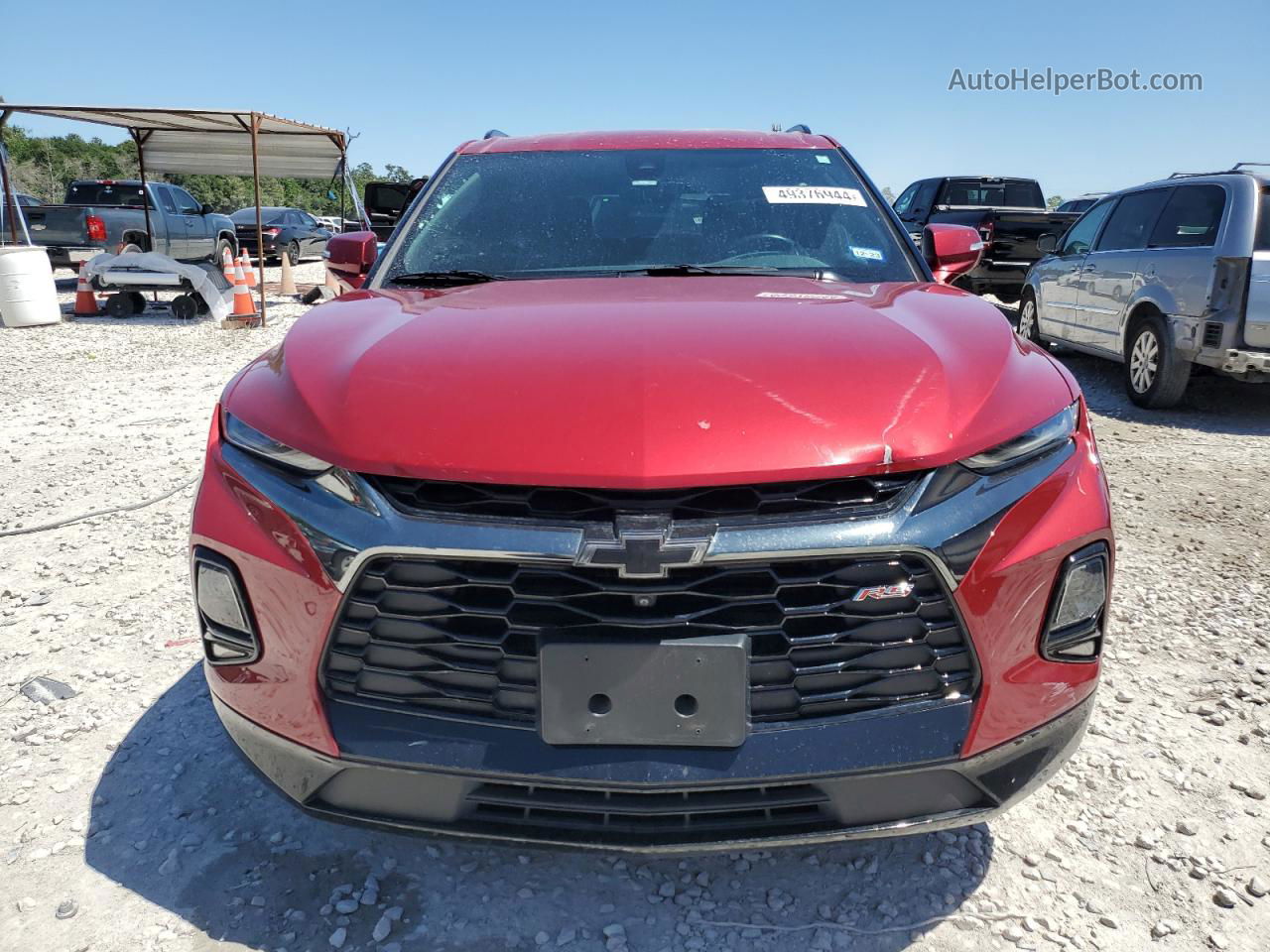 2019 Chevrolet Blazer Rs Burgundy vin: 3GNKBERS0KS684801