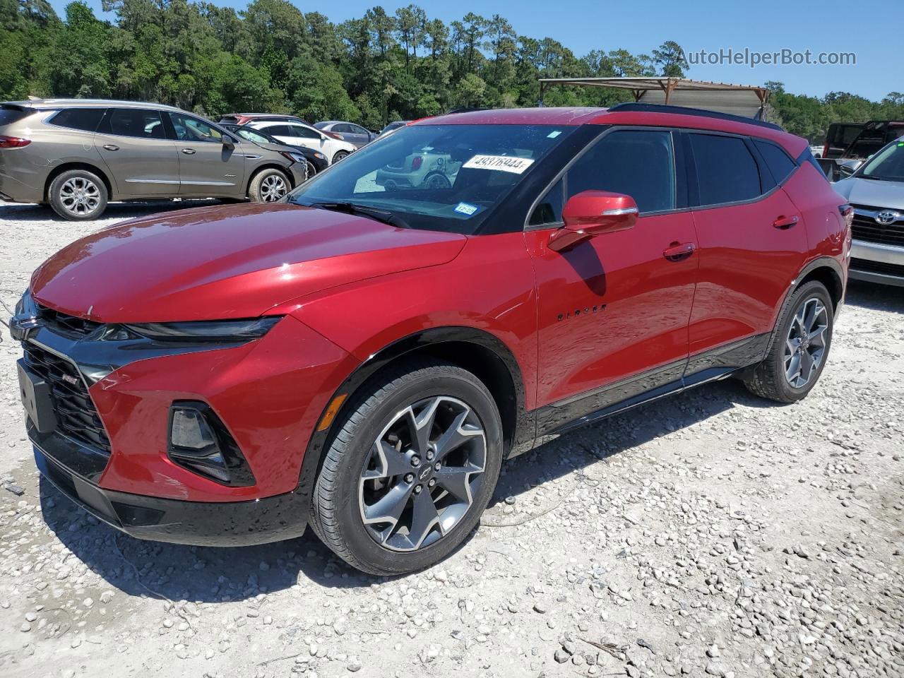 2019 Chevrolet Blazer Rs Burgundy vin: 3GNKBERS0KS684801