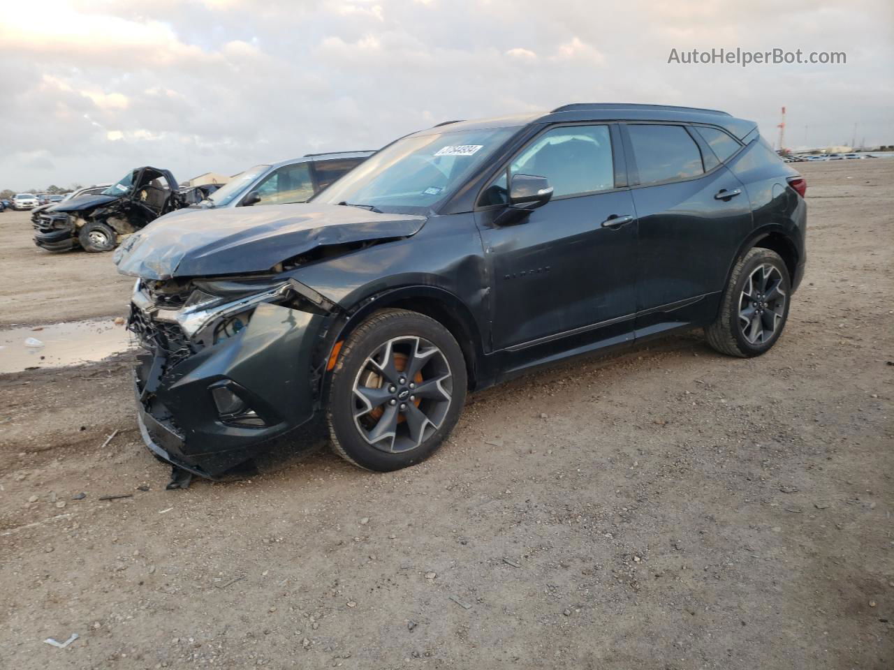 2019 Chevrolet Blazer Rs Черный vin: 3GNKBERS0KS693188