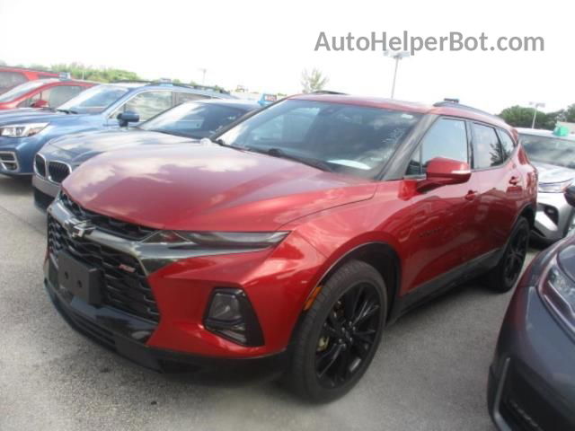 2019 Chevrolet Blazer Rs Red vin: 3GNKBERS1KS654304