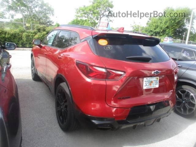 2019 Chevrolet Blazer Rs Red vin: 3GNKBERS1KS654304