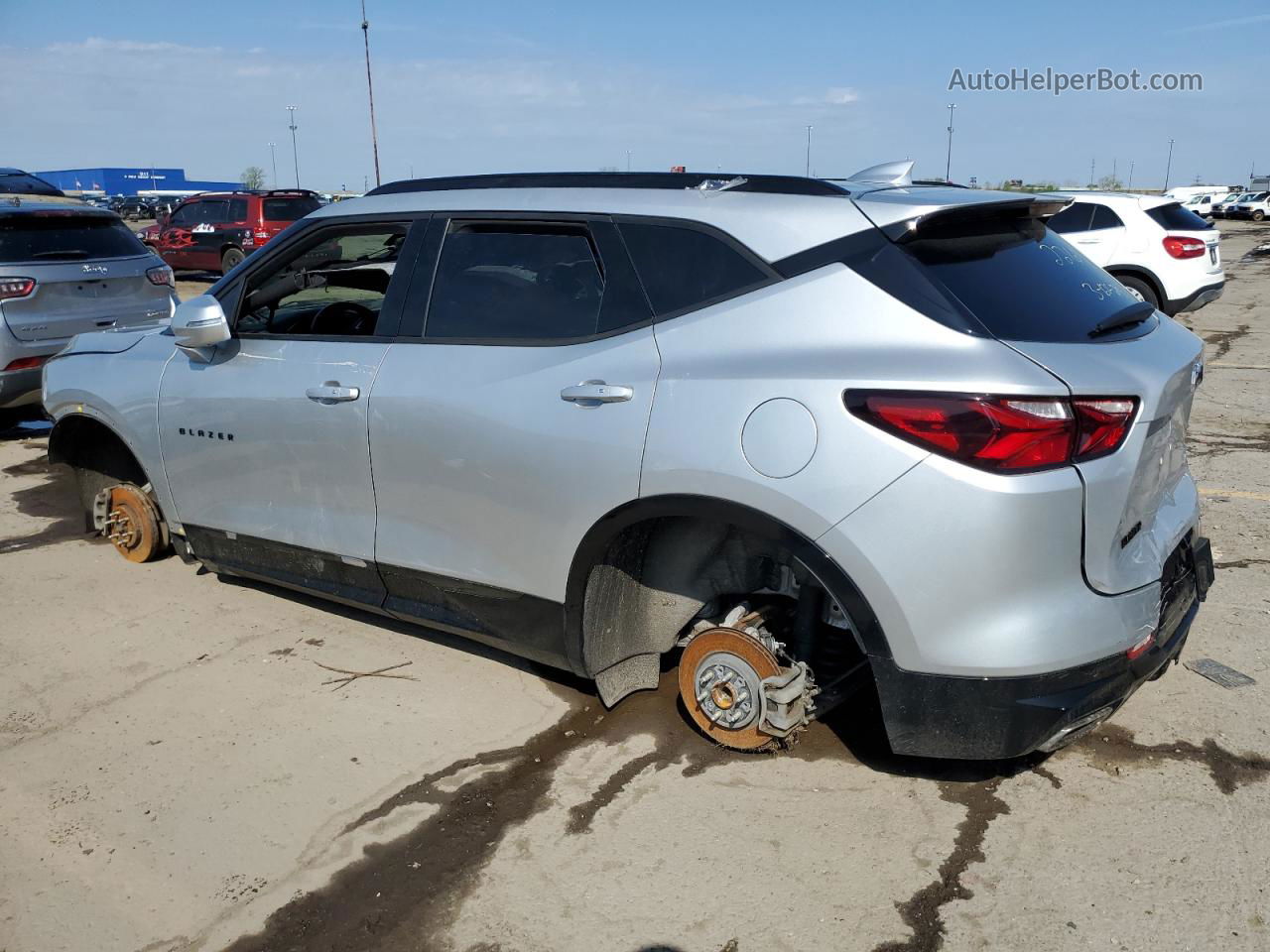 2020 Chevrolet Blazer Rs Серебряный vin: 3GNKBERS1LS622261